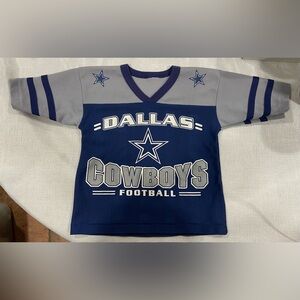 Vintage 1990’s NFL Dallas Cowboys Football Jersey. Size Toddler 1-2 Years